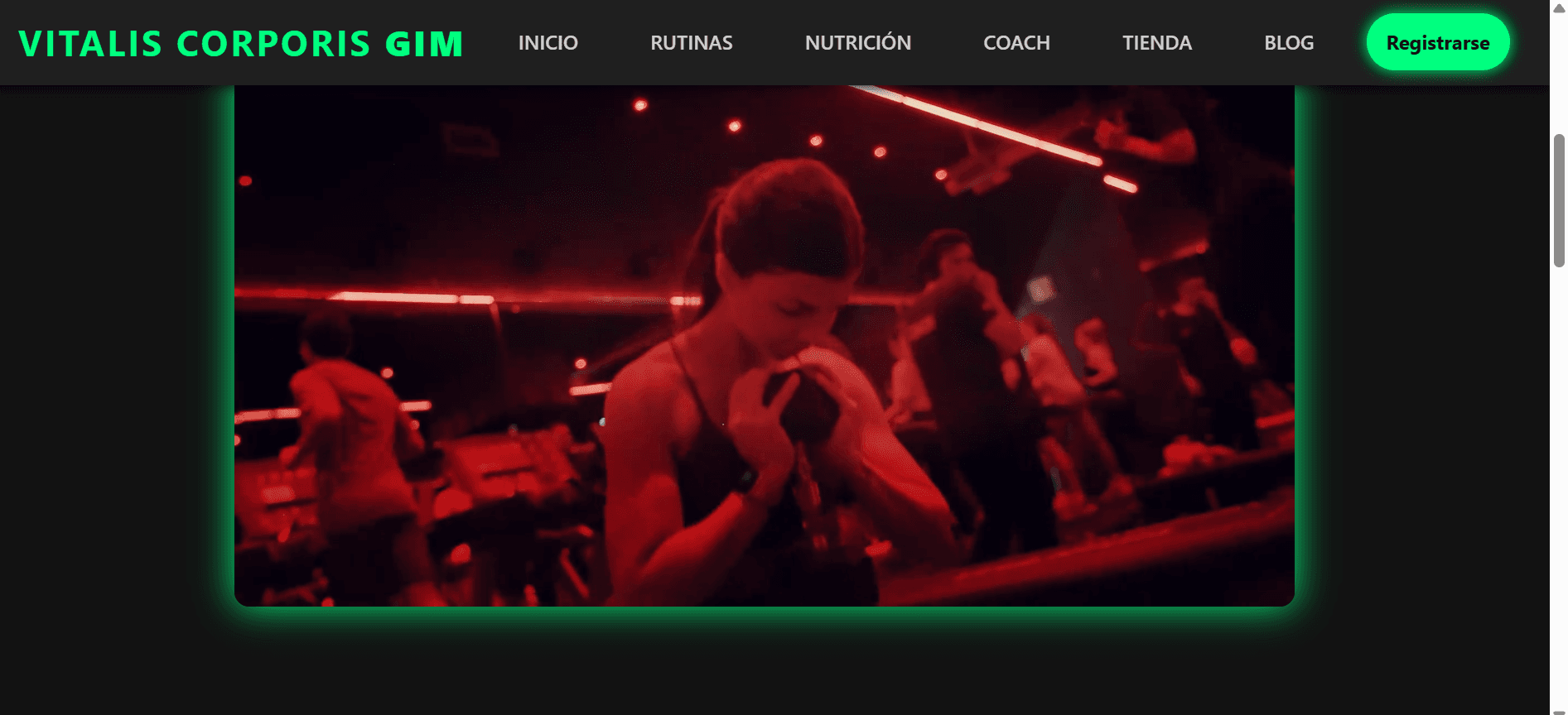 Sitio de gym (VITALIS CORPORIS GIM)